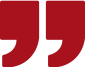 Red quotation marks on black background